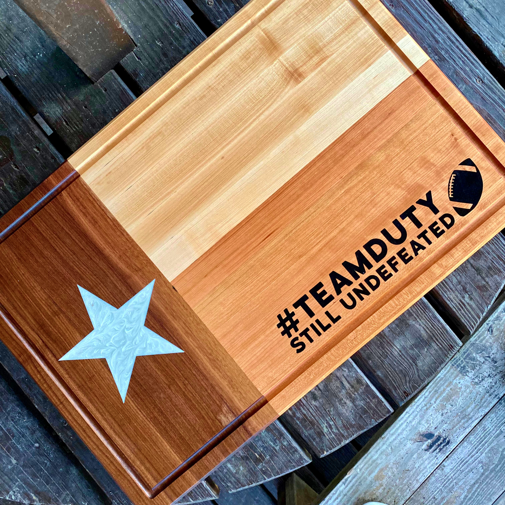 Wood Food Grade Texas Cutting Board