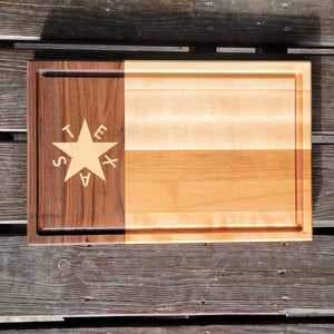 The Original Texas Flag Block with a De Zavala Star